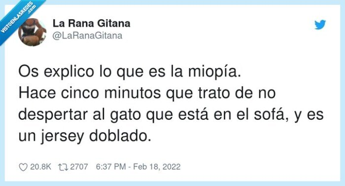 vistacamacho's tweet photo. #HumordelLunes Peor sería pensar que es un jersey y sentarse encima! 😅 https://t.co/8YJGfVSa6T