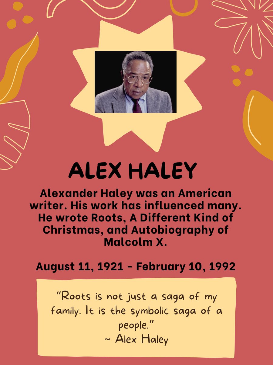 PfeifferWriting's tweet photo. The Writing Center would like to dedicate this post to Alex Haley https://t.co/5DAgSYxew5