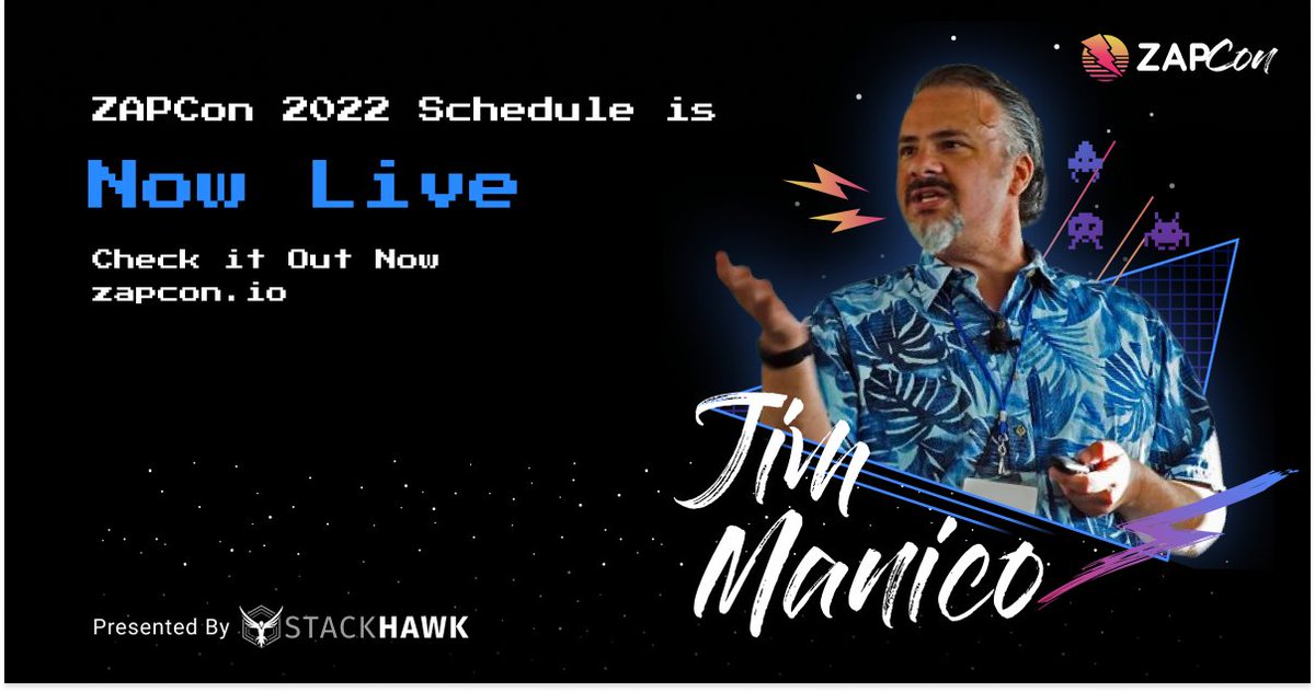 StackHawk's tweet image. 👂 Did you hear? The @ZAProxyCon schedule is now live. Check out the #ZAPCon 2022 lineup now. zapcon.io
