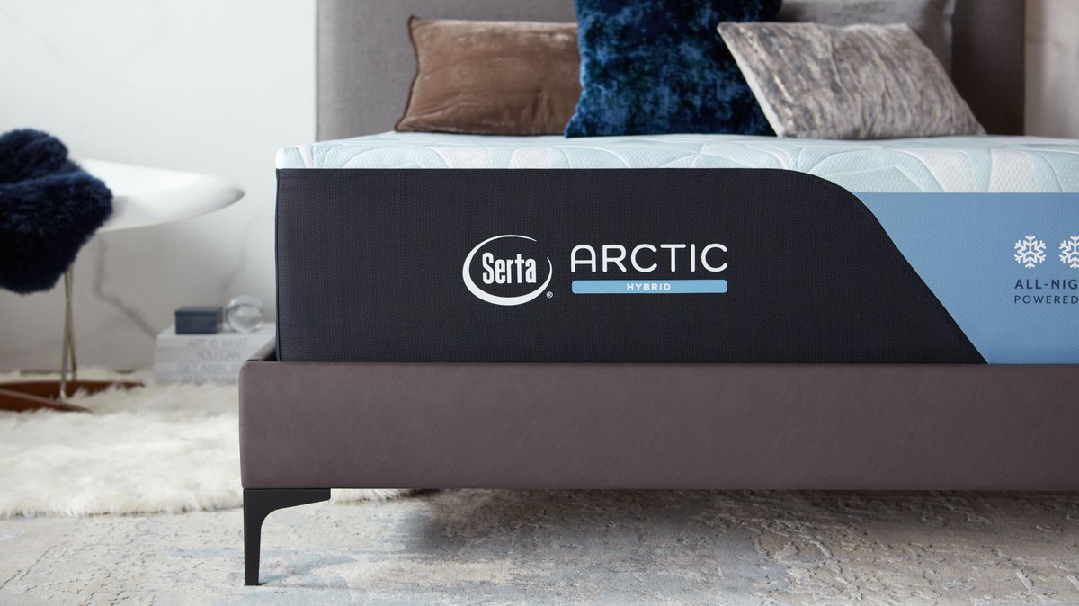 Serta comfortable with Serta Arctic. #ComfortHappyPlace