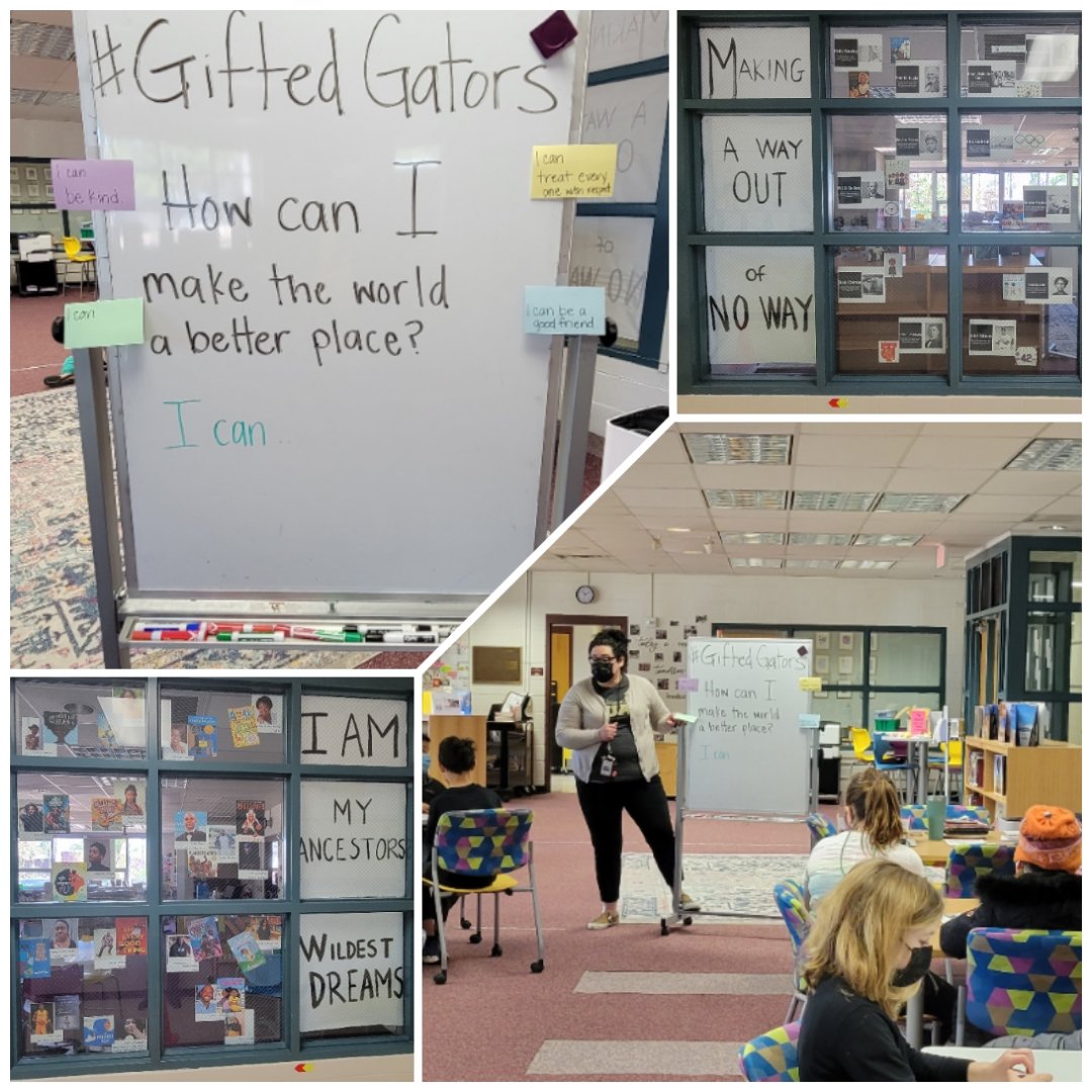 GlenwoodGator's tweet photo. Mrs. Barr showing our 4th graders Black History and processing the concepts of change agents! @chccs #gmesexplore https://t.co/SS1WUZGhrH