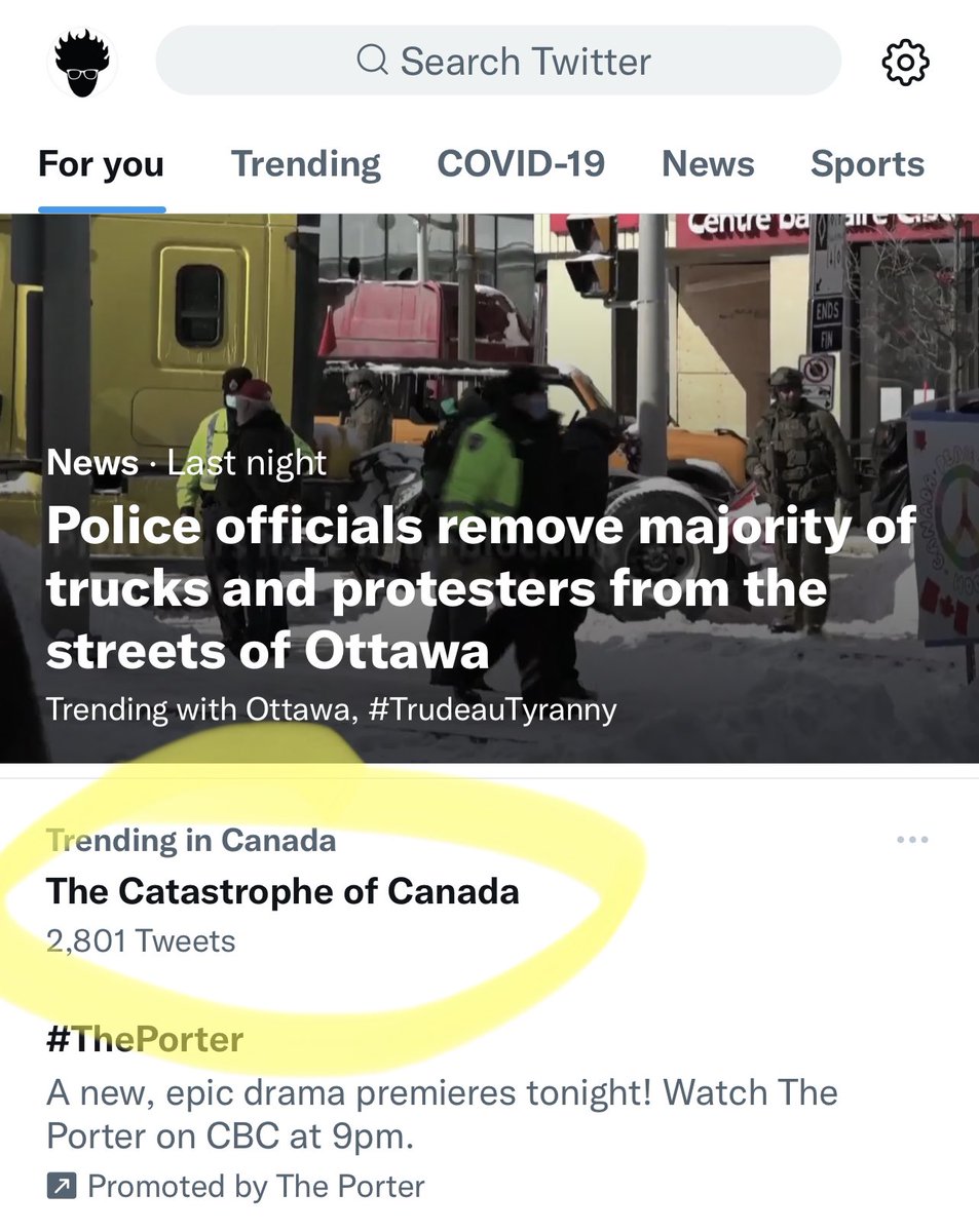 thevivafrei's tweet photo. One of the confirmed frozen accounts of the organizers of the #FreedomConvoy2022. Other accounts that have been frozen are the truckers who park their cars on Wellington. No charges. No trial. No due process. The catastrophe of Canada indeed. #TheCatastropheOfCanada https://t.co/Xbai8sQiC1