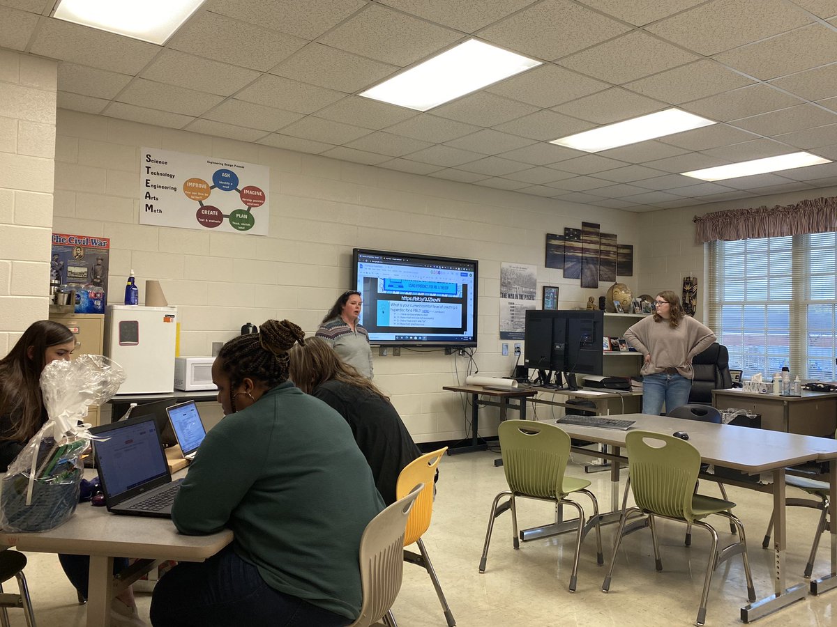 Tim Gallahar (@tim_gallahar) on Twitter photo Hyping Up Hyperdocs with Amanda Kepple and Hannah McBurnett <a href="/TCBOE/">Talladega Co Schools</a> <a href="/dms_tcboe/">Drew Middle School</a> #STEMbyDesign Hyping Up Hyperdocs with Amanda Kepple and Hannah McBurnett <a href="/TCBOE/">Talladega Co Schools</a> <a href="/dms_tcboe/">Drew Middle School</a> #STEMbyDesign