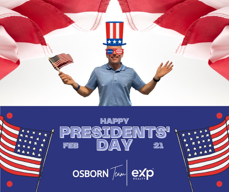 OsbornHomes's tweet photo. At Osborn Team we want to wish everyone a happy President's Day!

 #training #teams #wish #happypresident #president #wantto #bestday https://t.co/0NELx65Q3y