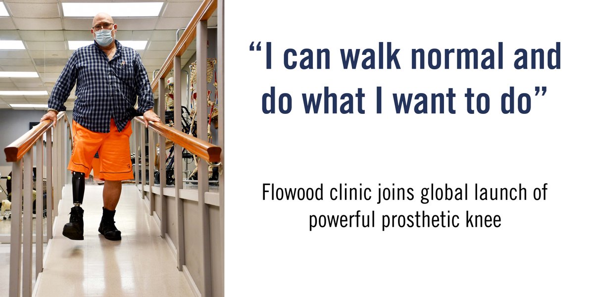We are thrilled to share the story of Methodist Orthotics and Prosthetics patient, Michael Savage, as he receives the Next Generation Power Knee by Össur. The technology in this new knee allows him to move more freely and safely than he has in 19 years. 
methodistonline.org/view-news/54421