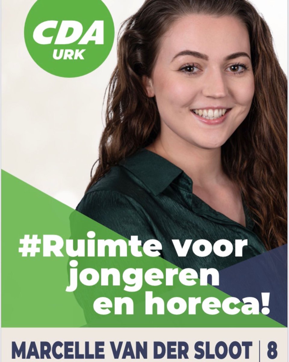 Marcelle van der Sloot (CDA Urk, lijst 2) 💪 Ruim baan horeca &amp; nieuwe uitgaansmogelijkheden jongeren! Van muziekfestival tot theater🎡🎤🎭 #Ruimtevoorjou! #urk #verandering #GR2022 #jeugd #gemeenteraadsverkiezingen2022