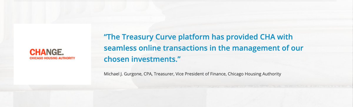 Treasury Curve is Built For Public Sector Treasury Professionals. buff.ly/3AhUHC4

#Government #Treasury #Cities #PublicSector #civictech #TaxPayerFunds #FinTech #TreasuryTech