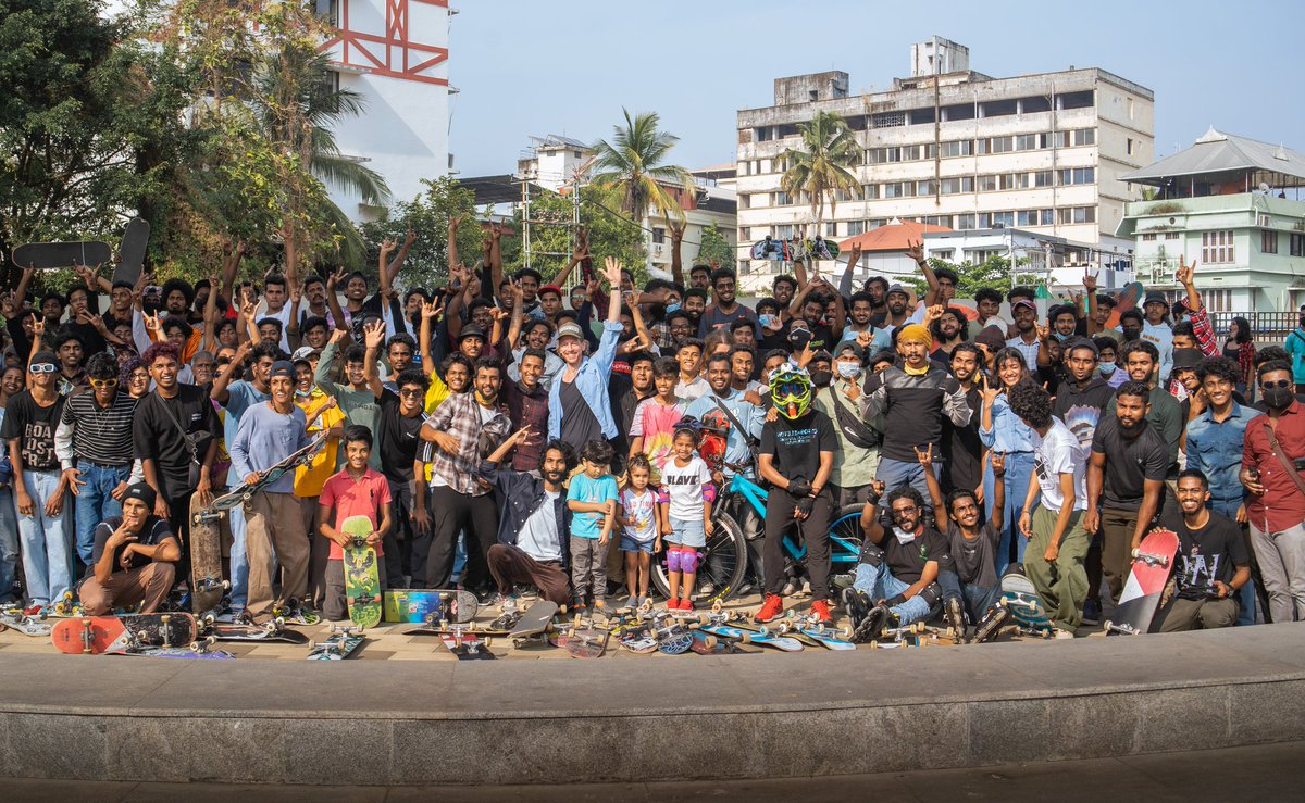 Kerala's first skateboarding meetup for a skatepark in kochi