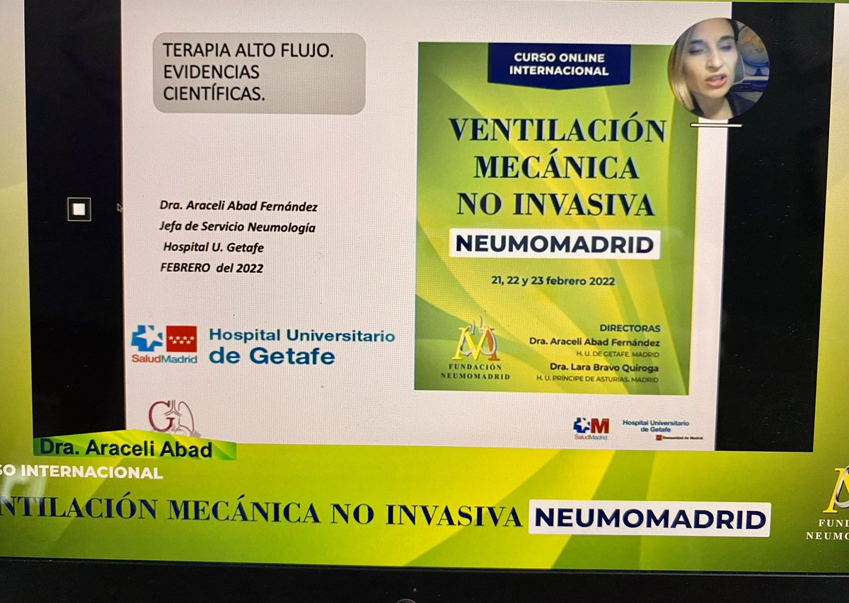 👉Primera jornada de actualización en VMNI en el curso internacional de <a href="/NeumoMadrid/">Neumomadrid</a> dirigido por las Dras. <a href="/lara_bravo/">LBQ</a> y <a href="/AraceliAbad4/">Araceli Abad</a> . Hoy, conceptos básicos fundamentales fisiopatológicos de VNI y TAF e interpretación de asíncronias #nosgustalaventilacion