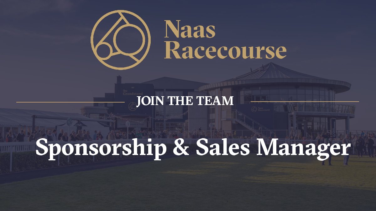 NaasRacecourse's tweet image. ✨ JOIN OUR TEAM ✨

We are recruiting for a Sponsorship and Sales Manager. For the full job spec visit our website
👉naasracecourse.com/careers/

For any further information, please email careersatnaasracecourse@gmail.com

#jobfairy #NaasRC