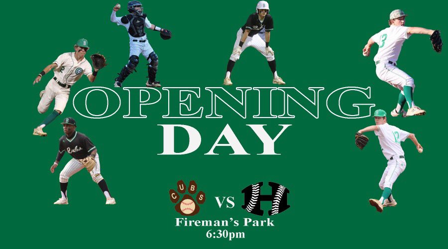 Opening Day in Cream City

🆚 Hutto
⏰ 6:30
🏟 Fireman’s Park
📻 KWHI 1280