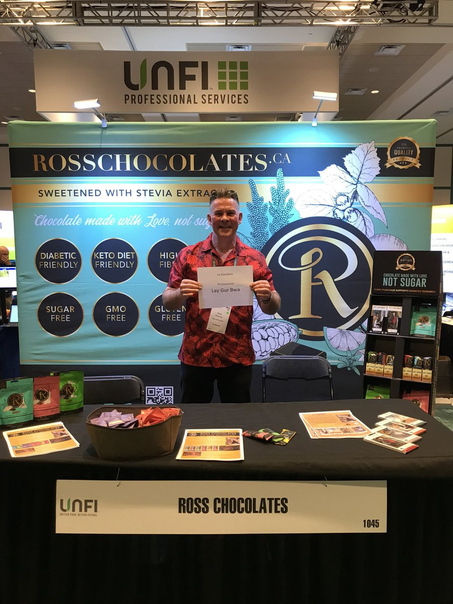 Come visit #rosschocolates booth 1045 at #UNFIOrlandoShow #UNFICommunityMarketplace