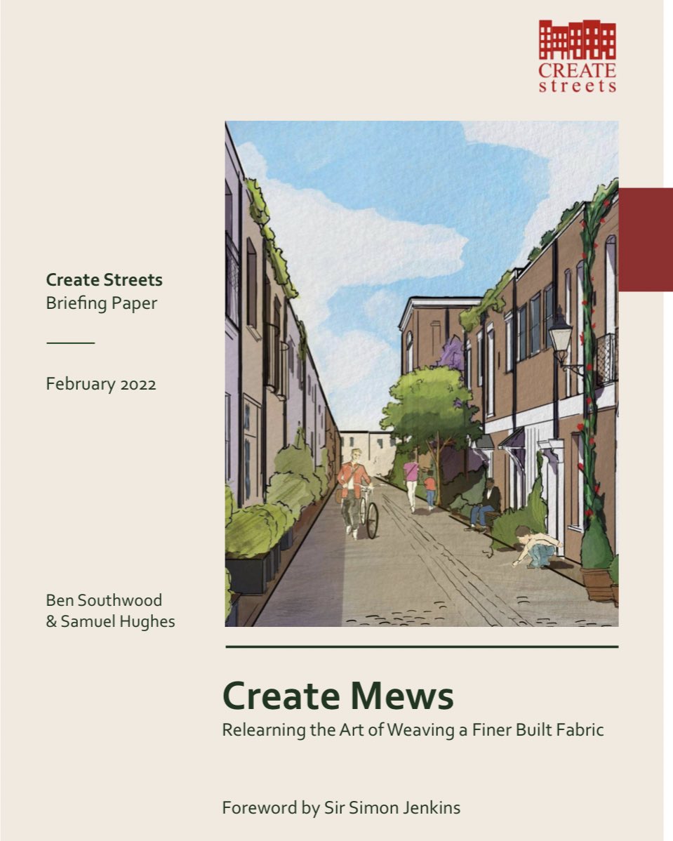 tmccormick's tweet photo. @yimbyalliance @createstreets @SCP_Hughes @bswud @RosieP4 @CarolineDibden @yimbychris @ben_derbyshire @tomhfh @tobylloyd excellent #CreateMews report on (re)creating beloved urban mews form. by @createstreets & remarkable range of endorsers. Again revolution from within, & as Venturi et al wrote in #LearningFromLasVegas, "Learning from the existing is a way of being revolutionary for an architect" https://t.co/zUiBKy1jQp