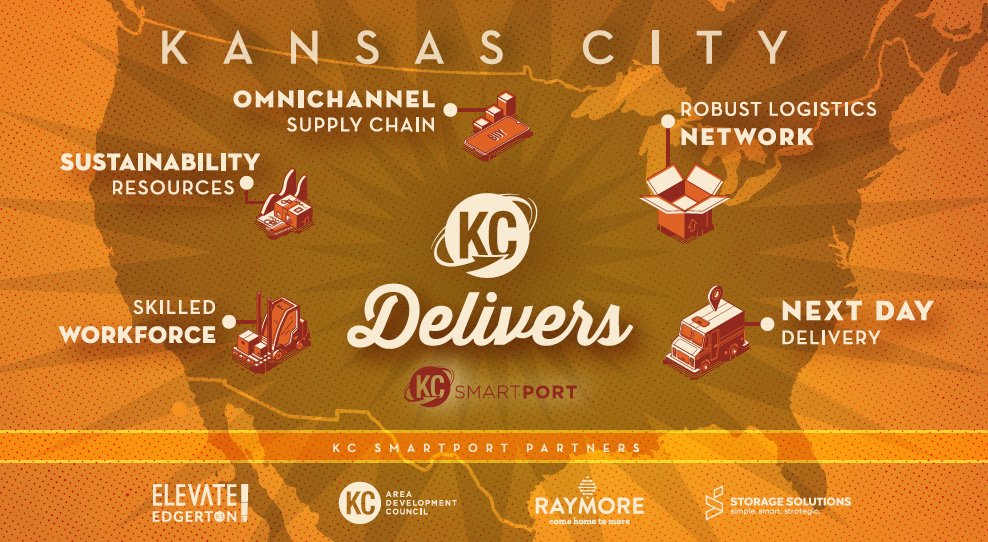 As the crossroads of North America, the #KC region offers a strong advantage for #omnichannel operations. With a robust logistics network, sustainability resources, skilled workforce & next day delivery, KC is ideal for fulfillment centers. #RILALink my.mtr.cool/quxjnalgfw