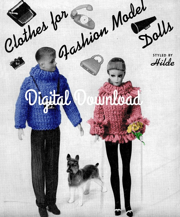 OneRetroLady's tweet image. - New Listing! Vintage Barbie &amp;amp; Ken Knitting Patterns Ebook. We are excited about our Ebooks. #VintageBarbie, #VintageKen, #VintageBarbieClothes. etsy.me/1PTAyYC