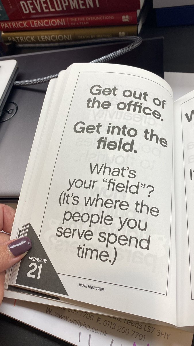 Paula_Whylie's tweet photo. 💜 Today’s #GreatWorkProvocation Get out of the office… Get into the field… https://t.co/E3zyz23ZmK
