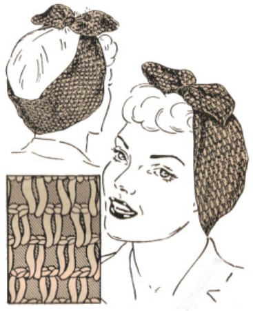OneRetroLady's tweet image. - One of our best sellers. Get your rockabilly on with this Vintage 1940's, Rosie the Riveter Turban Crochet Pattern. #RosieTheRiveter, #Turban, #TurbanHeadband, #RockabillyHair.  etsy.me/1Oog5sX