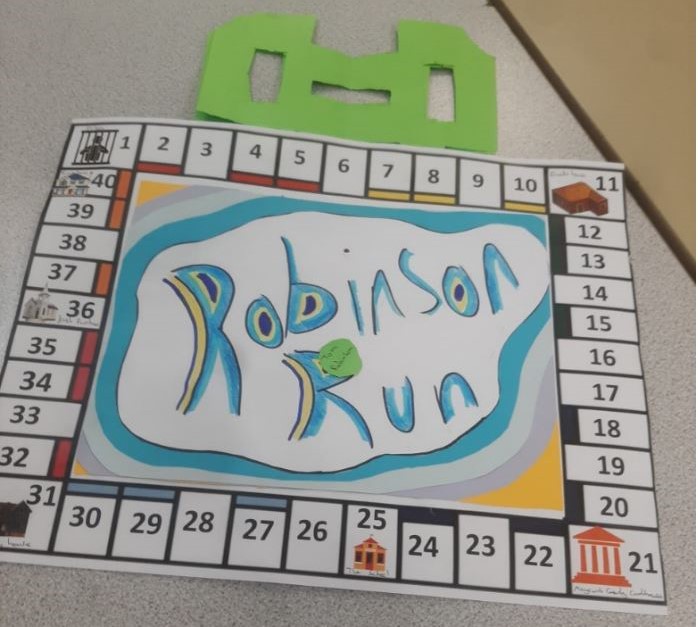 Year 10 explored their creativity during English lessons by designing and producing board games linked to classical novels.  Can you guess who the characters are from To Kill a Mockingbird?