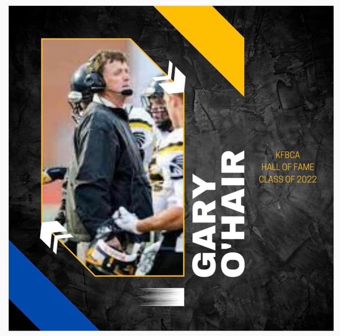 Congratulations to former Andale Head Football Coach Gary O’Hair for being inducted into the Kansas FB Coaches Association HOF!  Well deserved for a great coach and great man!