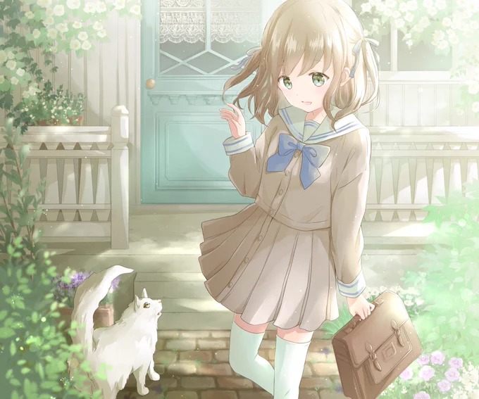 #スーパー猫の日 🐈
お気に入り猫のいる絵 