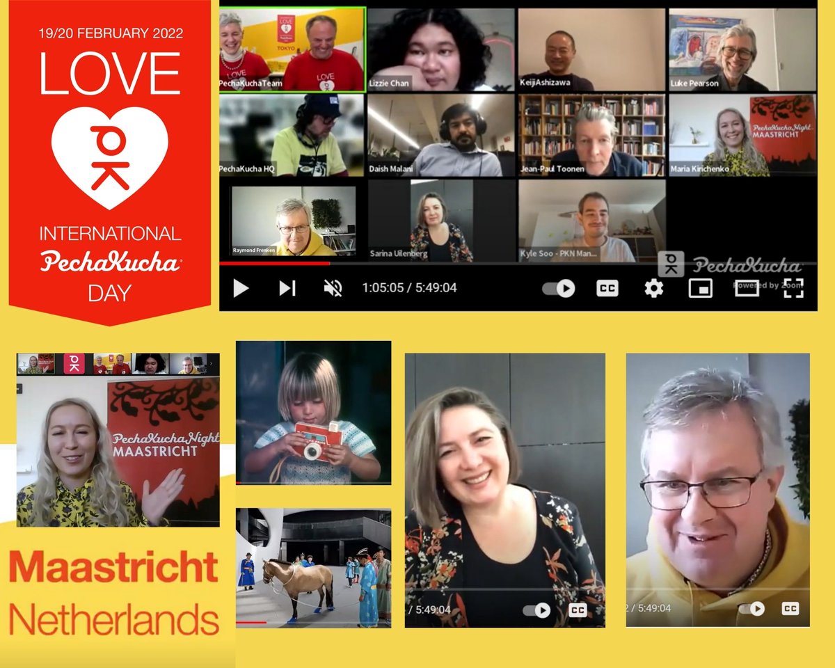 PechaKucha Maastricht was happy to celebrate International #PechaKucha Day with 50+ cities around the world! Big thanks to the speakers Raymond Frenken and Sarina Uilenberg for representing Maastricht, we look forward to having you on stage!

#pechakucha#ipk2022