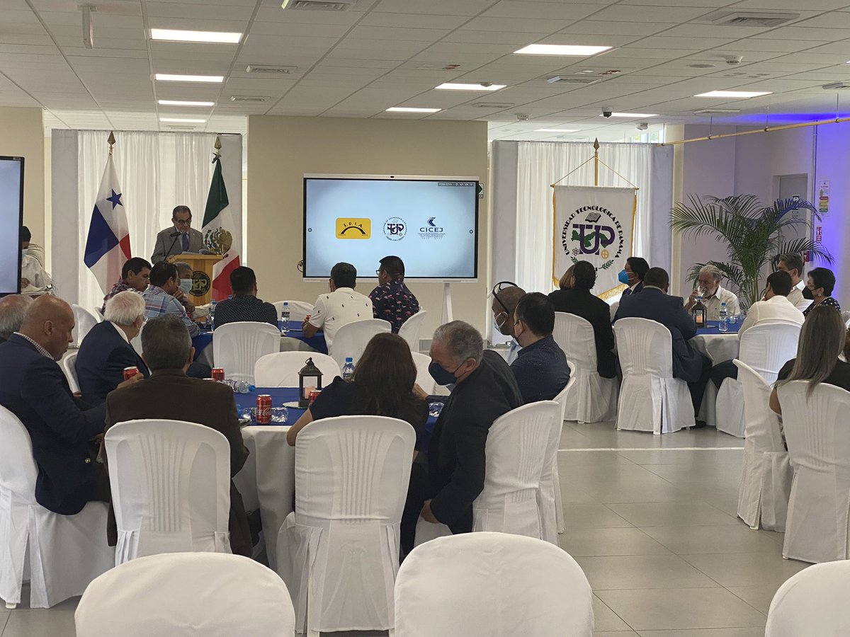El Rector de la UTP, Ing. Héctor Montemayor, recibió a la delegación del Colegio de Ingenieros Civiles del Estado de Jalisco, México y los miembros de la Junta de la SPIA.