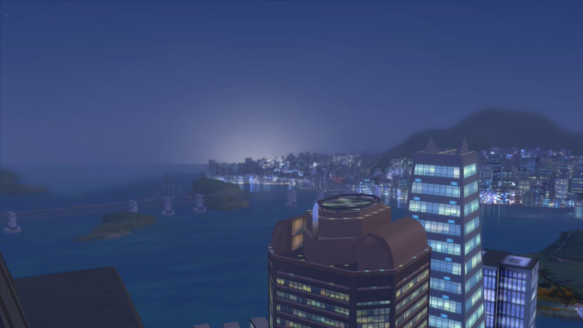 SimAcres's tweet photo. Scenic Sims Day 21-Night in the city. #TheSims #TheSims4 #ScenicSims #SimAcres #Simmer4Life https://t.co/J0ELx0JiQO