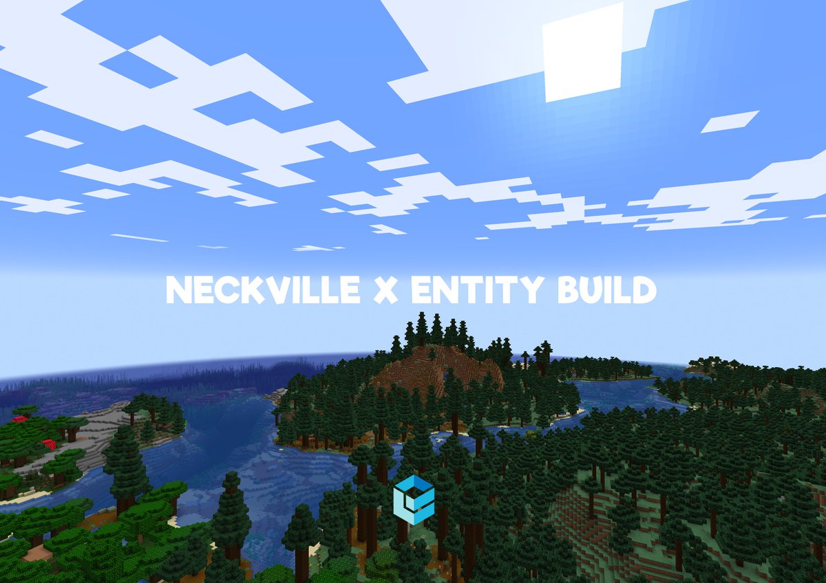 Neckville's tweet photo. We would like to announce our official world builders for @nftworldsNFT 

@EntityBuilds are the team creating the NeckVille town! Take a look at their video below to see who the team are! #NFTWorlds #NFT https://t.co/jjIKoIxtXF