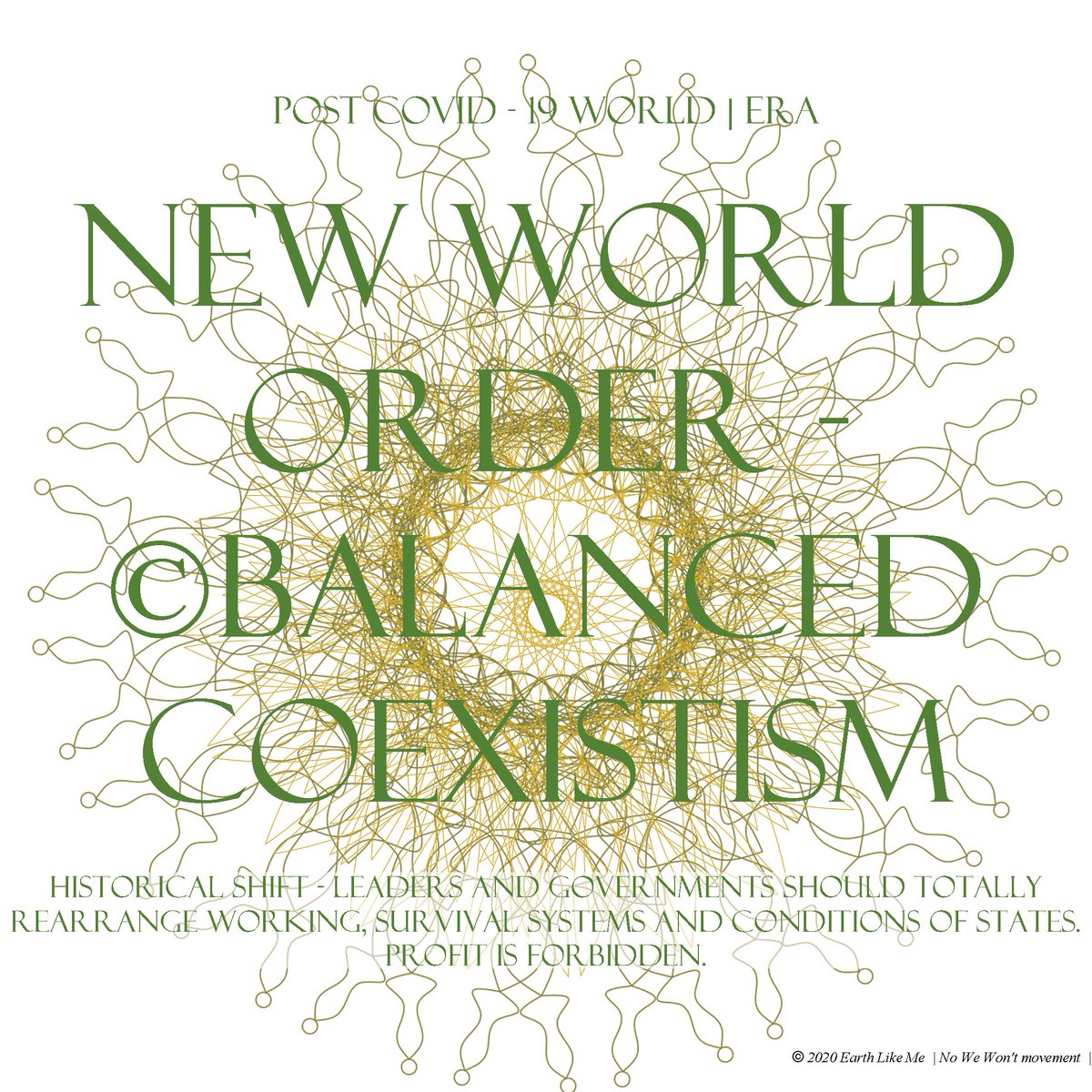 earthlikeme's tweet photo. We demand from #UN to declare ‘worldwide #ClimateEmergency for the immediate #socioeconomic drastic change! #System #change!
We mandate a temporary new world climate order for post #COVID19 era = #BalancedCoexistism
https://t.co/oDbcBM7V6g https://t.co/2h2u5VPL9o