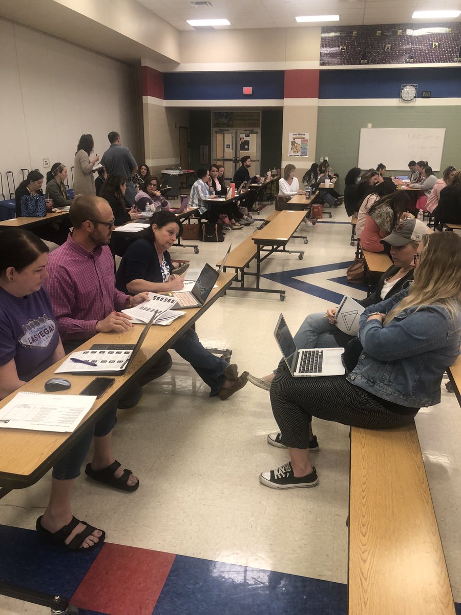 4th and 5th grade teachers learning fun and engaging strategies for STAAR review. <a href="/SeguinISD/">Seguin ISD</a> #pingpong #rocknroll #lead4ward