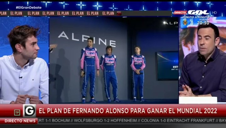 MedF1osTV's tweet photo. 📺🏎 | Te observamos, @daninistal 🧐, hablando en #ElGranDebate de @Gol junto a @felipedelcampo de El Plan de @alo_oficial.
👉🏼 Confirman que continuará #DirectoFormula este 2022 en @Gol 👏🏼 https://t.co/TNrGtyKT00