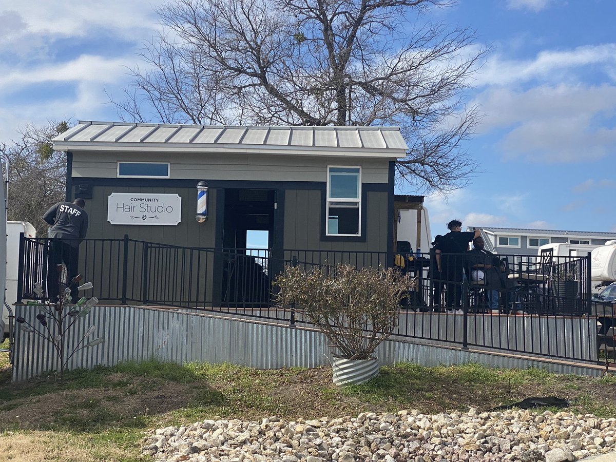daveweigel's tweet photo. A candidate I talked to in Austin mentioned the Community First! housing for homeless people, so I checked it out. My pics don’t do it justice, it’s a collection of trailers and tiny houses with a ton of resources. https://t.co/zbr9NnYNEE https://t.co/Ucp11fyLMC