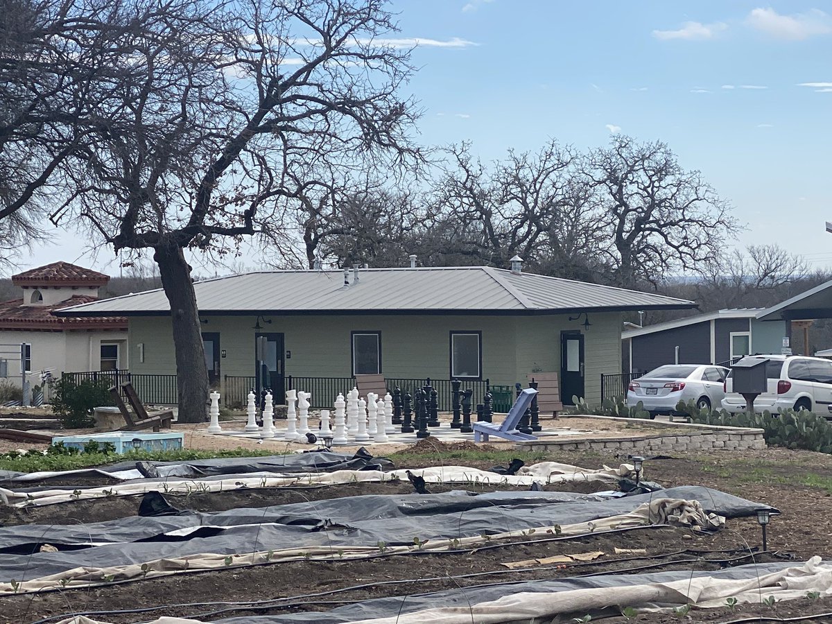 daveweigel's tweet photo. A candidate I talked to in Austin mentioned the Community First! housing for homeless people, so I checked it out. My pics don’t do it justice, it’s a collection of trailers and tiny houses with a ton of resources. https://t.co/zbr9NnYNEE https://t.co/Ucp11fyLMC