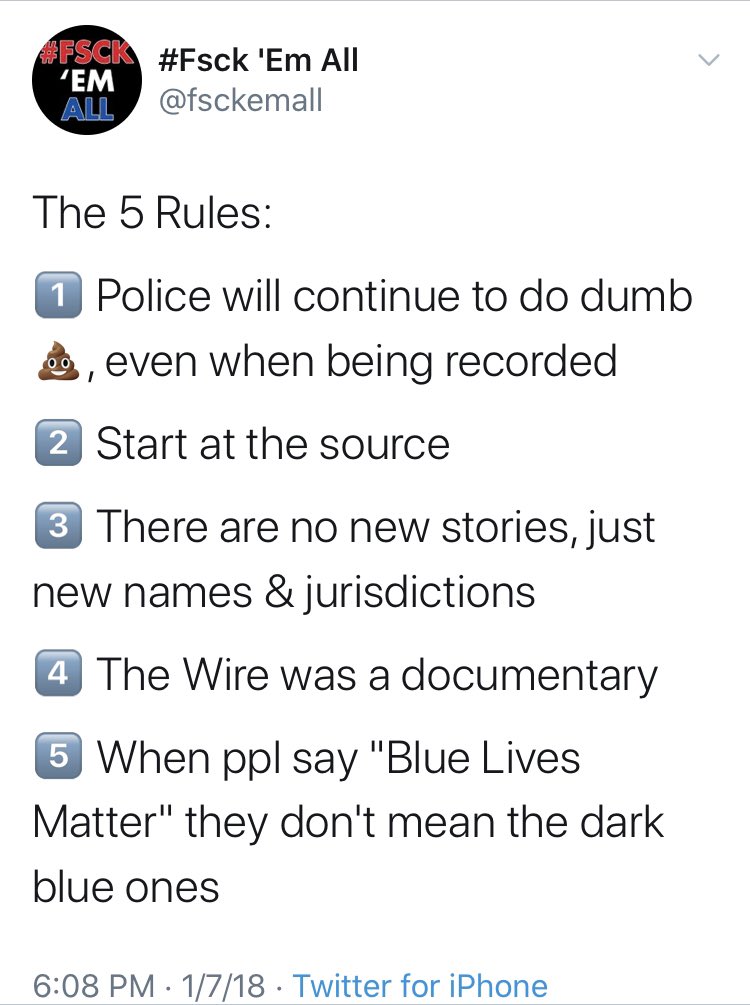 SpacemanEd's tweet image. The 5 Rules of #Fsck