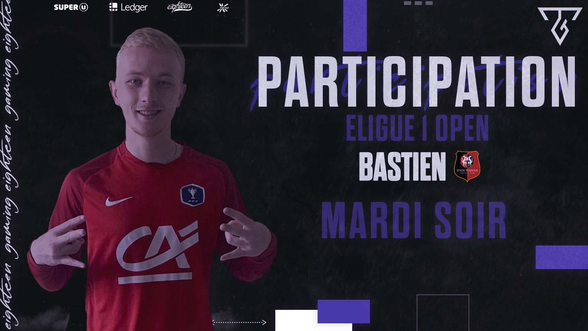 🔥❗️ANNONCE❗️🔥

Ce soir <a href="/srfcbastien/">EG Bastien23</a> participe à la ELigue 1 open avec le club de Renne ⚽️

Il réalisera ses matchs de poules en aller retour!

D'ailleurs mention spécial à lui car il est qualifié pour les play-off 🏆

On lui souhaite que du bon pour la suite 🍀