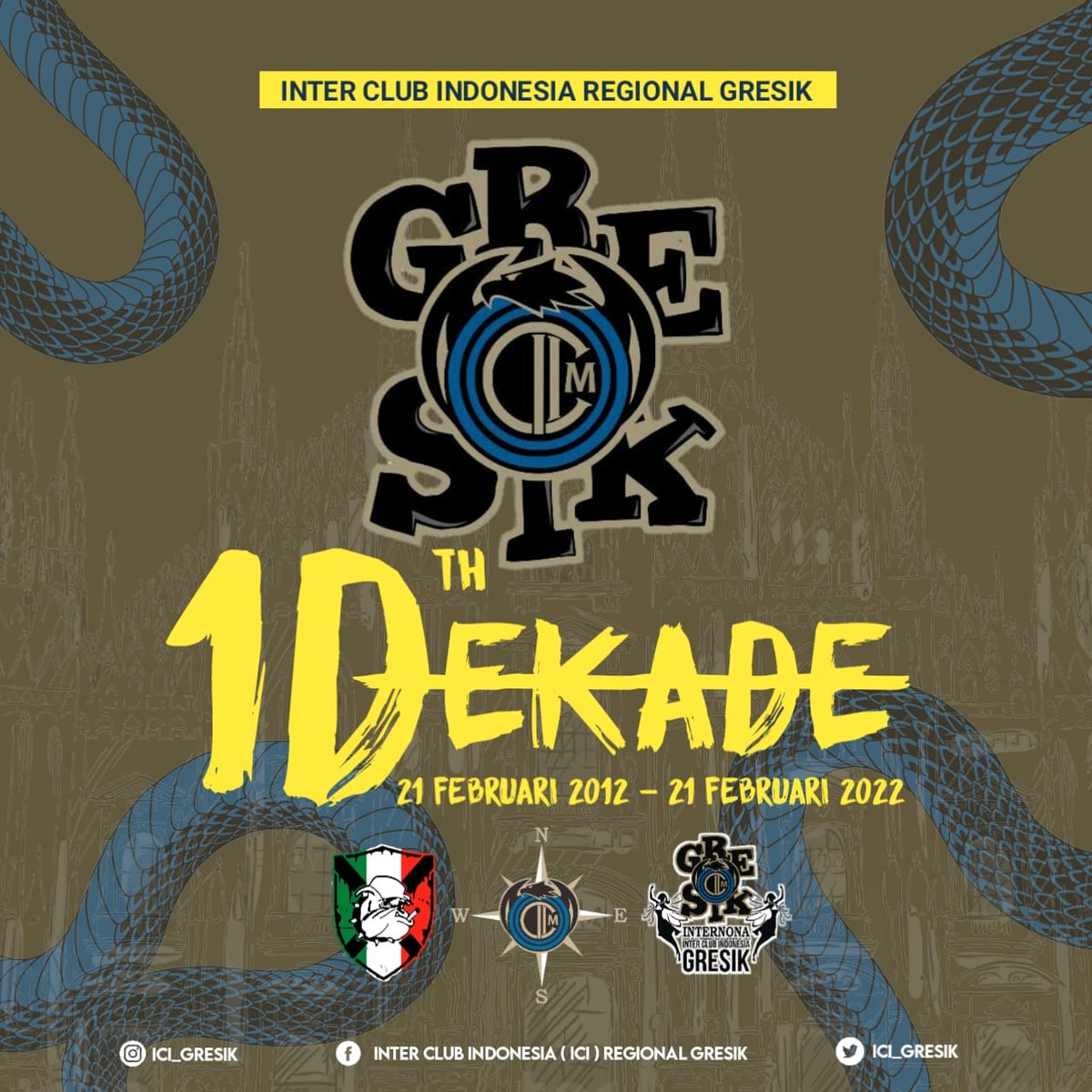 #LatePost
1 Dekade ICI Regional Gresik 🎉🎉

#InterClubIndonesia #AvantiICI
#ICIJatim #ICIGresik #Inter