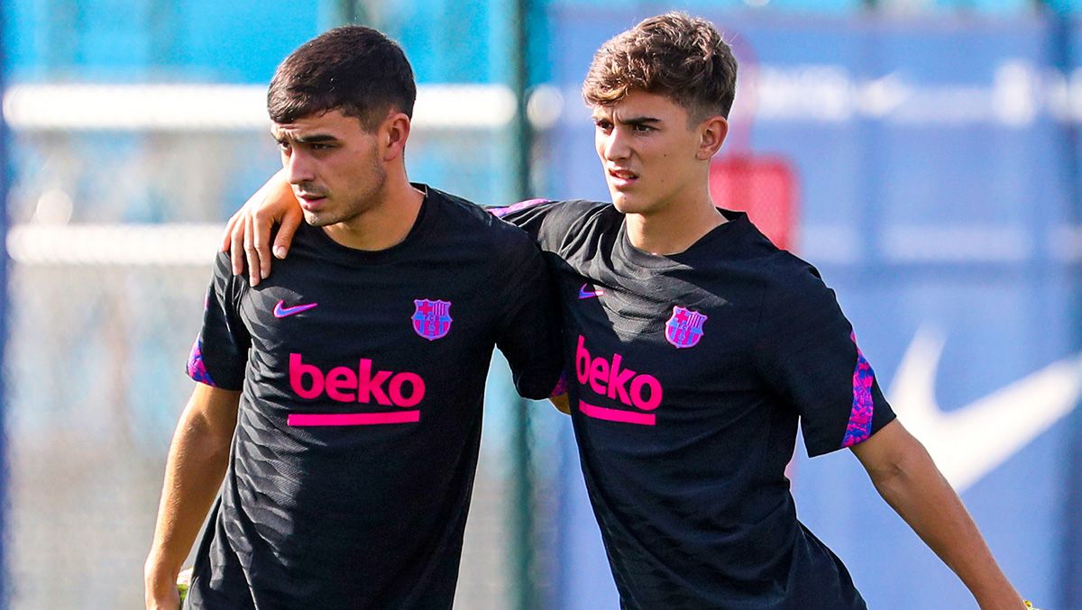 _FootballScouts's tweet photo. Gavi (17) and Pedri (19) are truly 2 generational talents. Frightening to see players that age with so much confidence and talent to back it up. 

Won't be long before they're both regular Ballon D'Or contenders. https://t.co/h1Wejvf2Hs