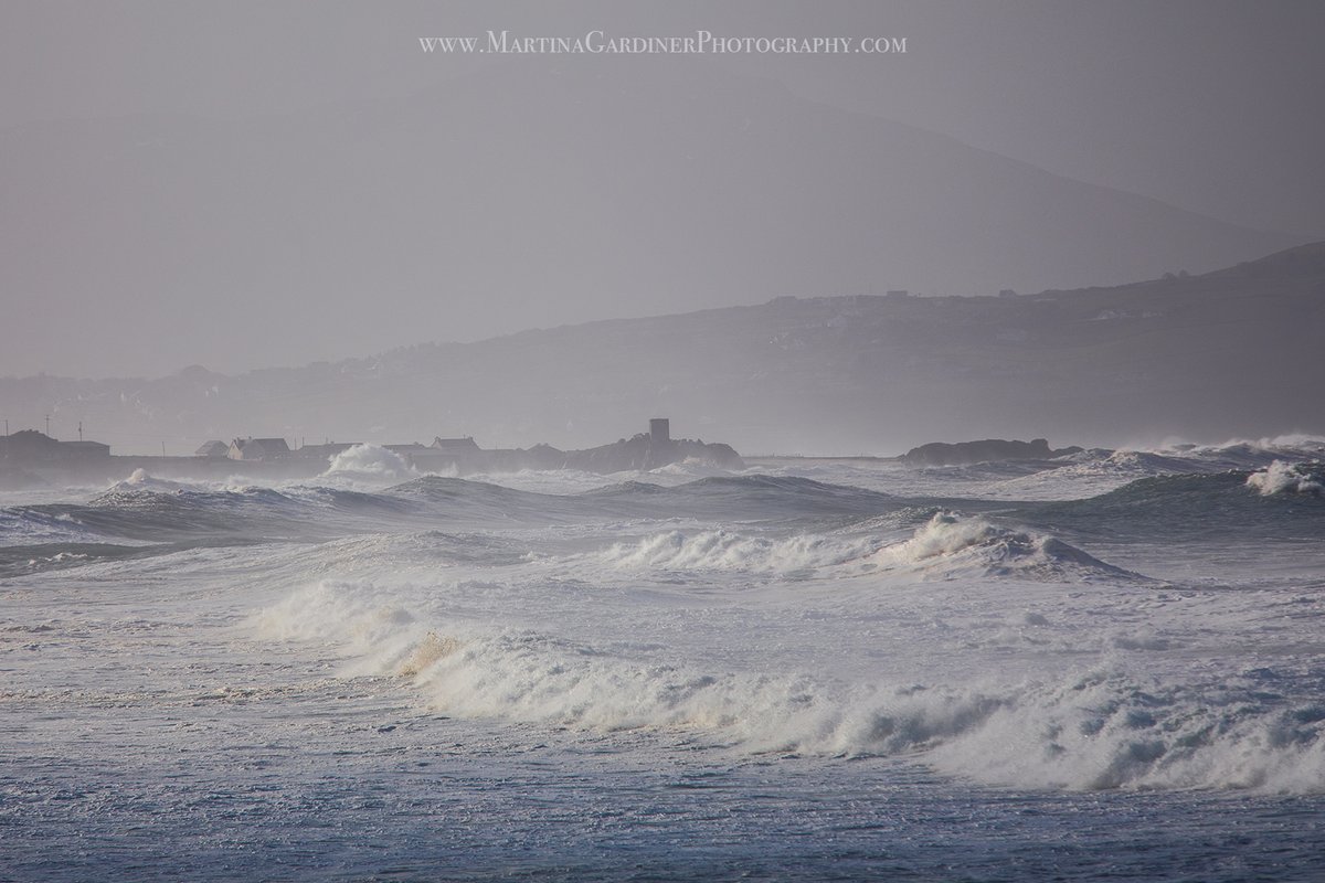 Malin Head #StormFranklin The view towards Carrickabraghy Castle (Isle of Doagh)