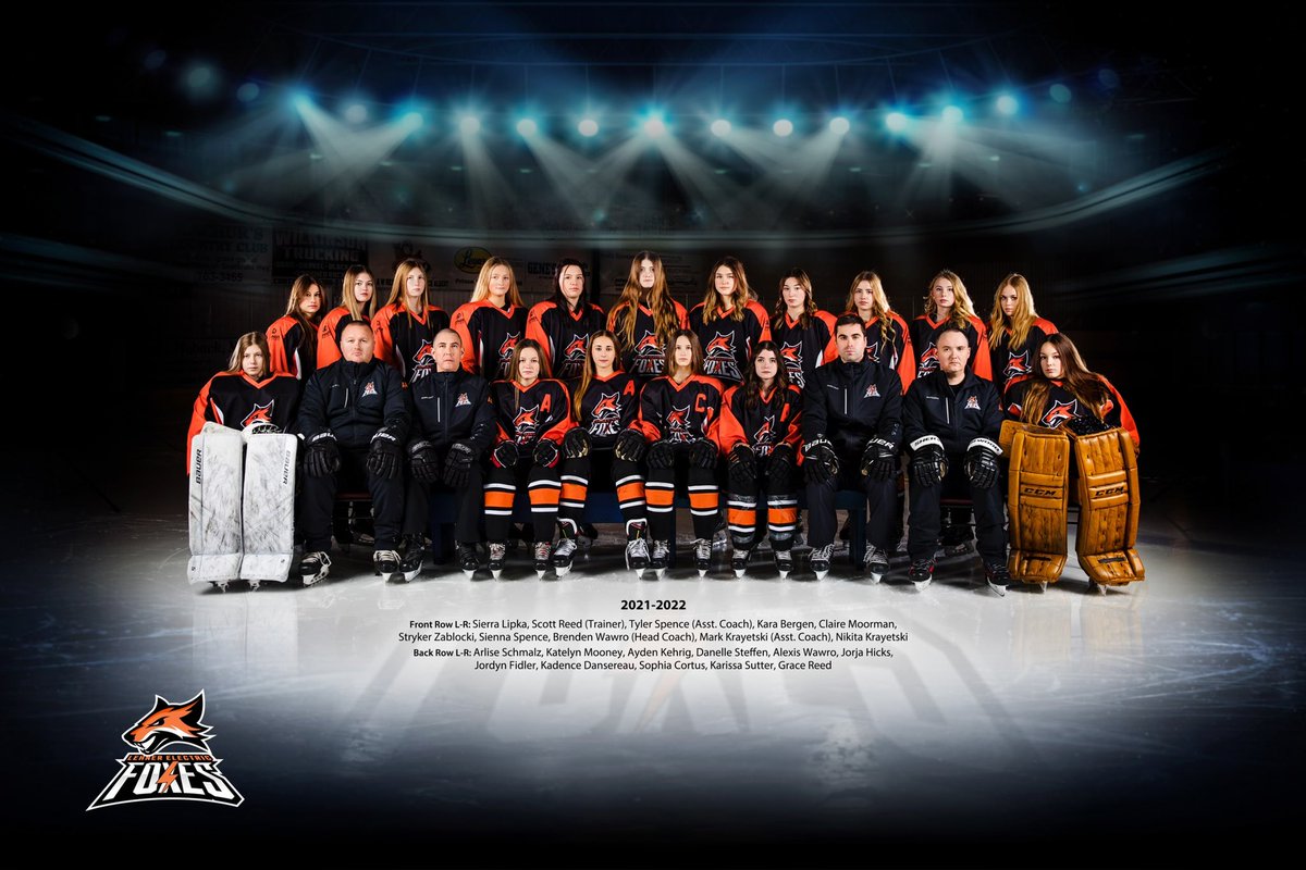 The 2021-22 U15AA Foxes wrapped up their regular season over the weekend. We start Round 1 of the playoffs on February 28 against the Comet Impact in Saskatoon. 
We might have it tough going up against the league’s top team, but this crew will be ready to battle! Let’s Go Foxes!!