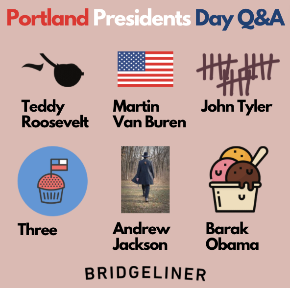 Today is 🇺🇸 Presidents' Day, so we've made a quiz to test your presidential knowledge👇. (Let us know if you have some presidential trivia you'd like to add.)
#PresidentsDay #PresidentsDay2022 #presidentsdayquiz #presidentsdaytrivia #bridgeliner #portlandoregon