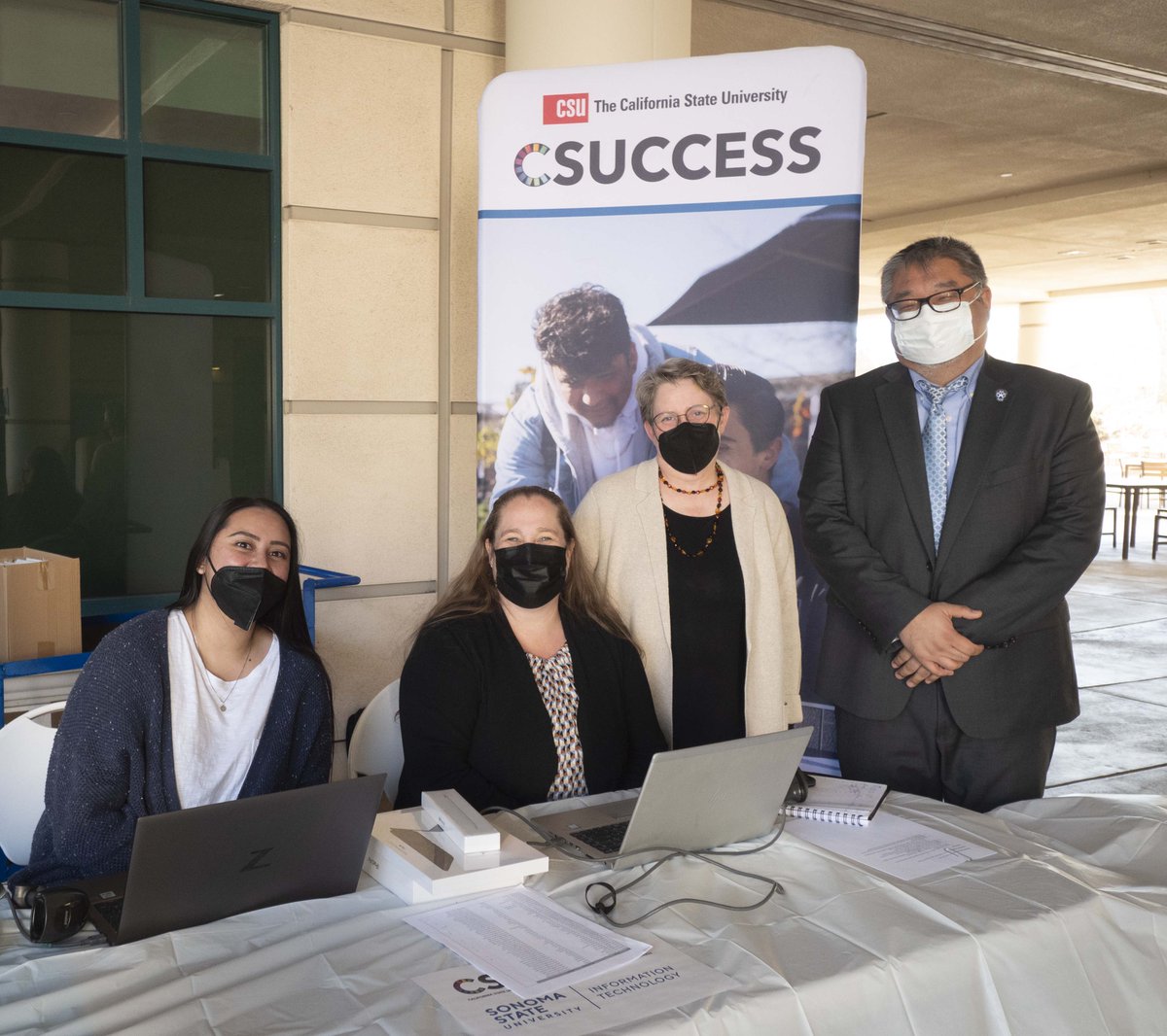 Thank you to everyone who made today possible! We are so happy to be a part of the CSUCCESS initiative, helping students get the technology they need to succeed.