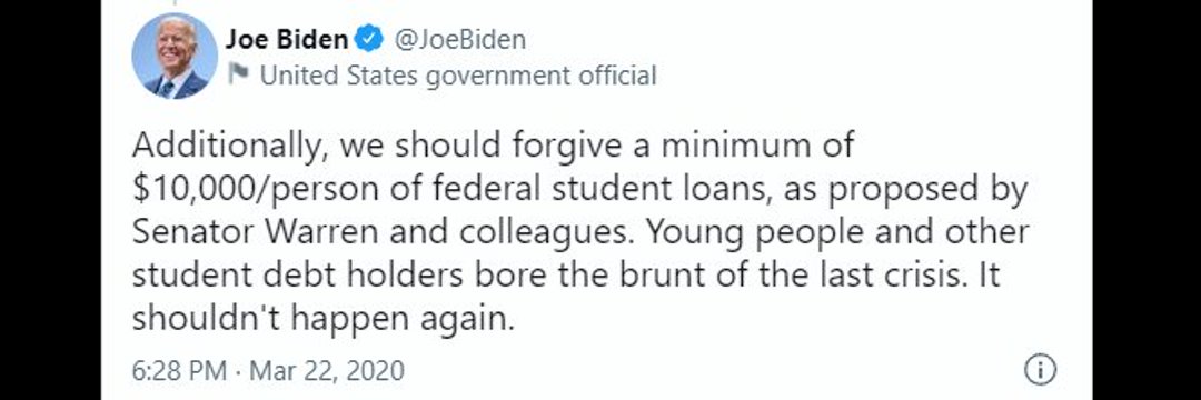 CutTheCheckJoe's tweet image. Hey @POTUS, any updates on this?

#CancelStudentDebt