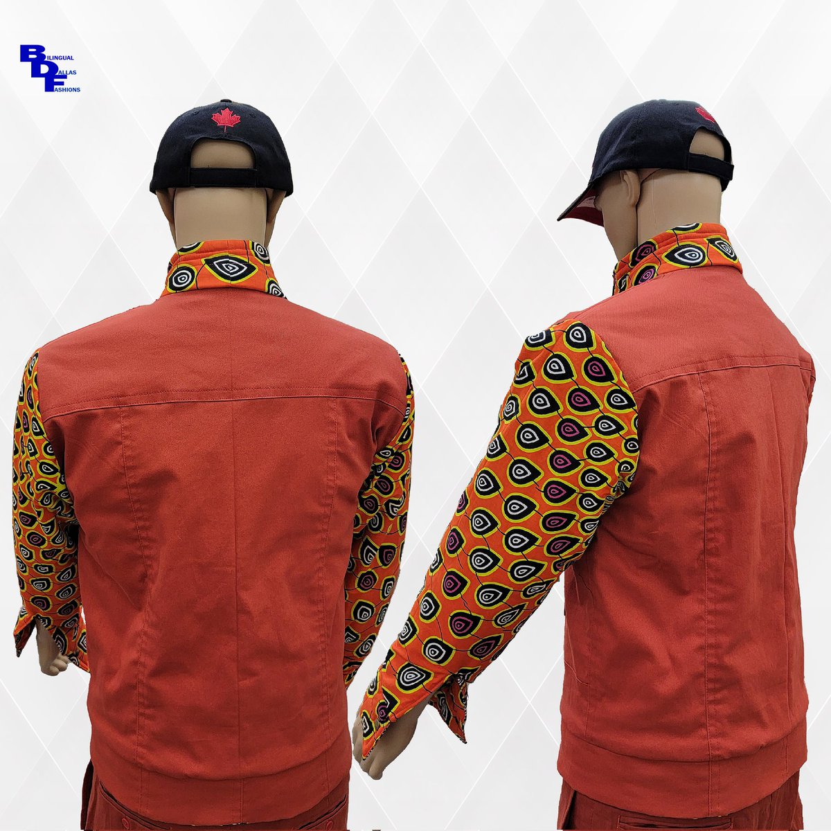 adotgraffix's tweet photo. 2 in 1 Ankara and Jeans jacket available at https://t.co/MI925AuYBw and in our stores for $250CAD 
The new style in town https://t.co/pCoufwIy69