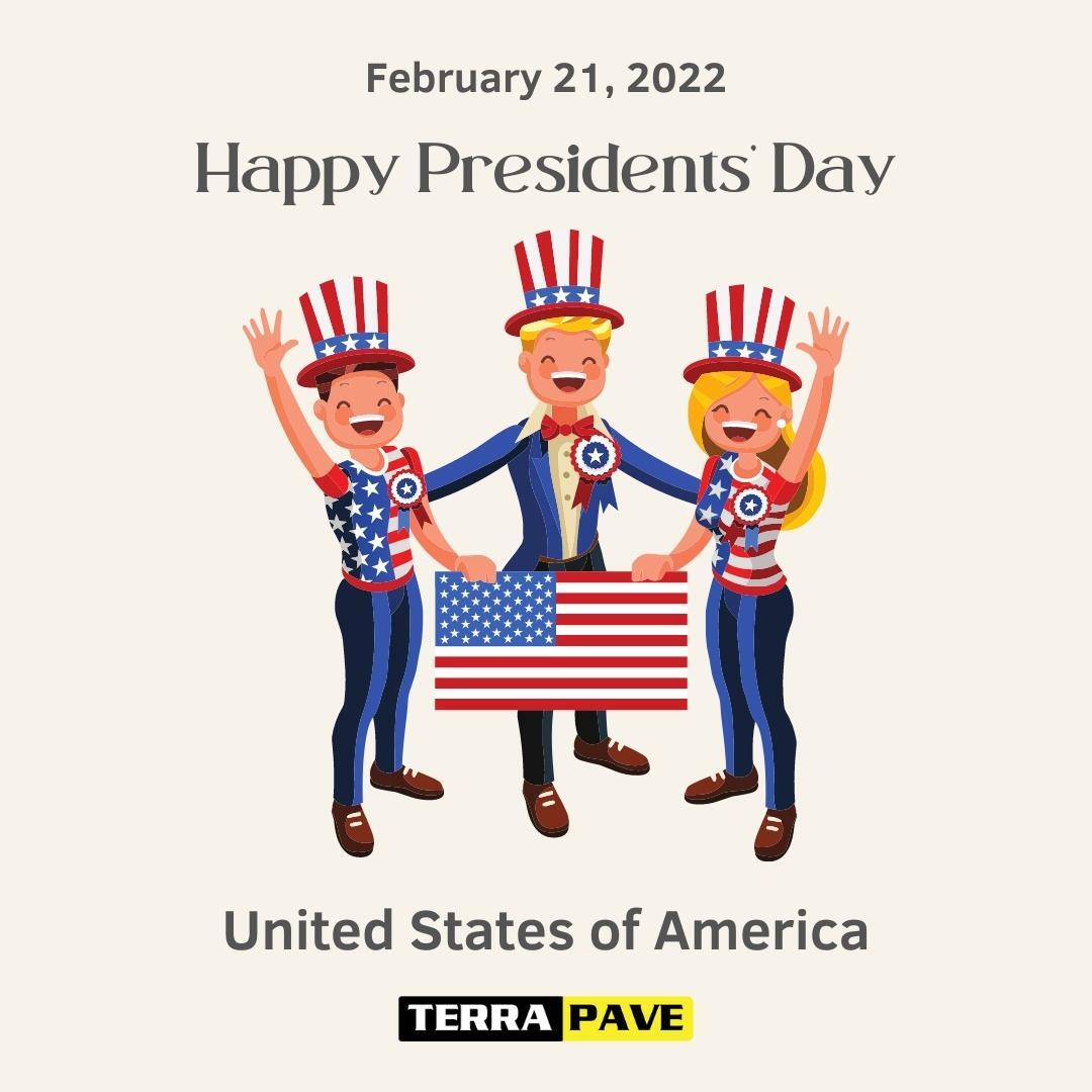 TerraPaveInc's tweet photo. 🇺🇸  Happy President's Day!

🦺 Terra Pave, Inc. Paving Southern California since 1984. https://t.co/0k89oyvJgx

#presidentsday #presidentsday2022 #terrapaveinc #commercialpaving #socal https://t.co/CjgMC2BuxD