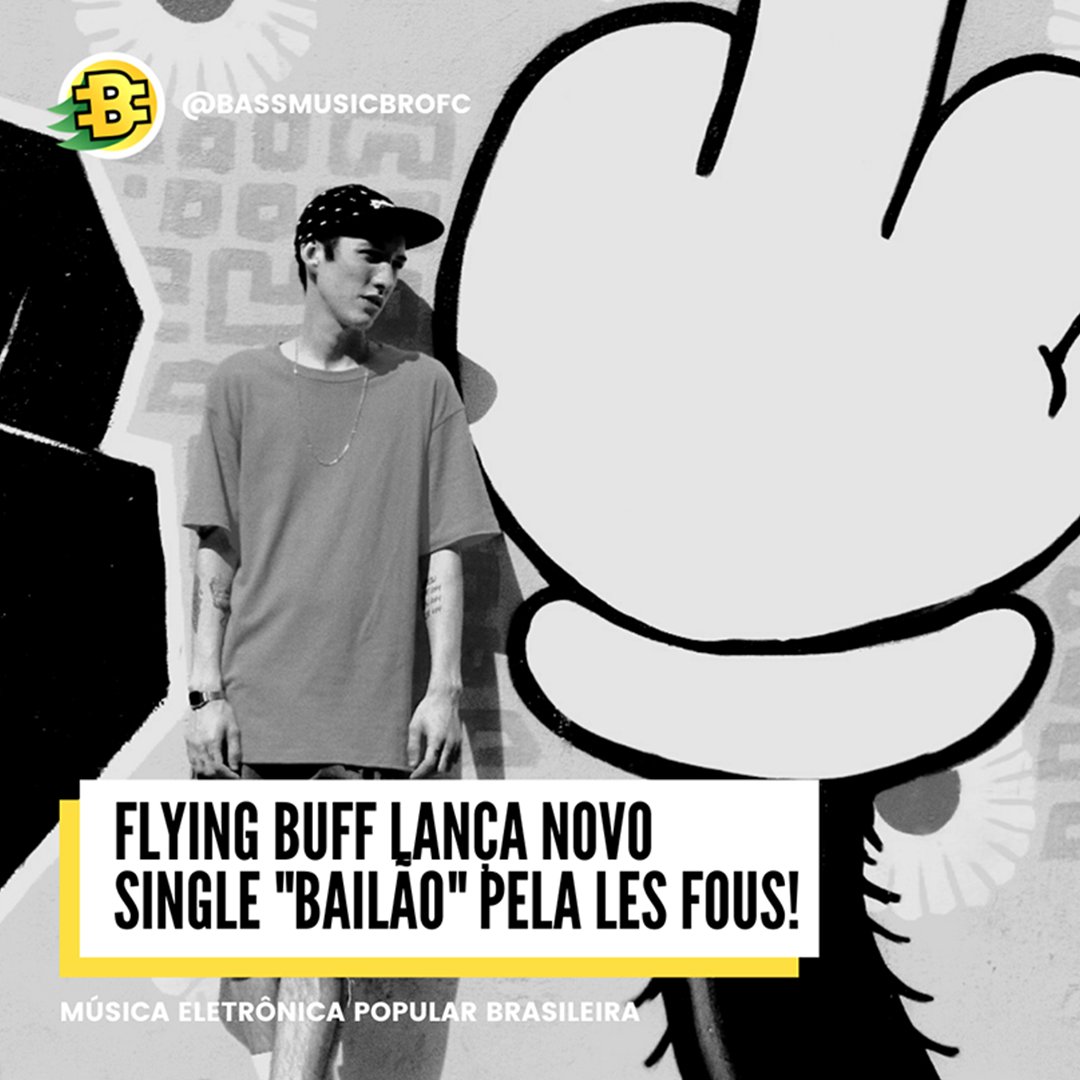 mepbportal's tweet image. 🇧🇷 @flyingbuffmusic lança seu novo single &quot;BAILÃO&quot; pelo seu próprio selo Les Fous, misturando Tech House com o Baile Funk, trazendo graves únicos nessa faixa 🤡 É a Música Eletrônica Popular Brasileira ✨ Ouça Agora! 🎧 

#MEPB #BASSMusicBR #TechFunk #TechHouse
