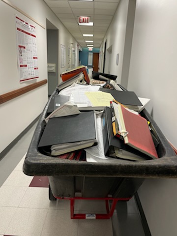 jballocco's tweet photo. Day one of lab purge: 20+ years of old data @LexiCassano https://t.co/XnkATsvwCa
