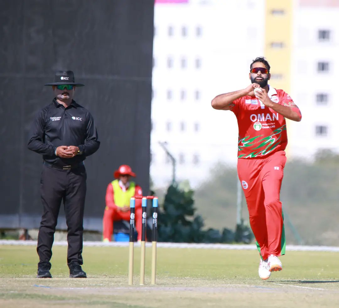 TheOmanCricket's tweet photo. 6Here we Come!
A convincing win over Philippines to proceed to an all important showcase vs Ireland.
#t20worldcup #t20qualifiers #OmanCricket https://t.co/IGvjcRvMsi