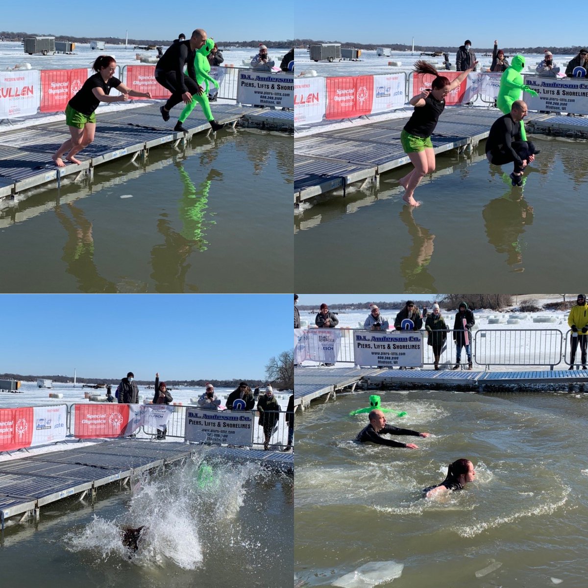 Mobile22Inc's tweet photo. Our Mobile22 Team had an amazing time celebrating this past weekend at the Madison Polar Plunge! It was an honor to plunge and support the WI Special Olympics! What a  great local cause to be part of!!! #polarplunge2022 #wipolarplunge #madison #2022 https://t.co/xb48pSYSch