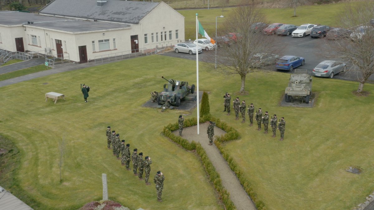 Centenary celebrations moved back to the east of the country today to Co. Wicklow to commemorate the centenary of the handover of Coolmoney Camp in the Glen of Imaal from British to Irish forces on 21 February 1922. 

More photos to follow tomorrow on our official Flikr page.