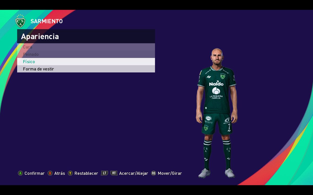 suarezah1's tweet photo. Sarmiento de Junin 22-23 @EditemosPES 

Obrigado @FacesByLaucha  por las capturas ya que el juego no me dejaba asignarlos xD

DESCARGA:https://t.co/KOPG89Mbix https://t.co/h22gqEgrmC